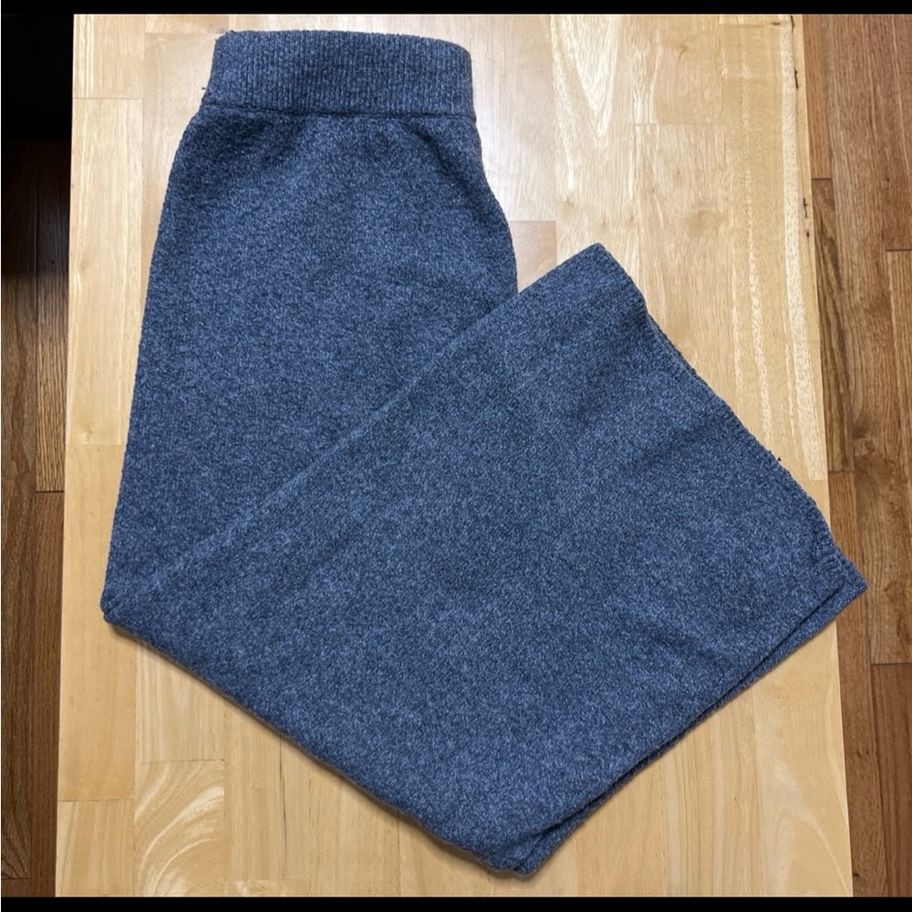 Cozy Gray Knit Pants